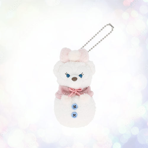 TDR - Duffy & Friends "Wintery Snowman" Collection x ShellieMay Snowman Shaped Plush Keychain (Release Date: Nov 4, 2025)