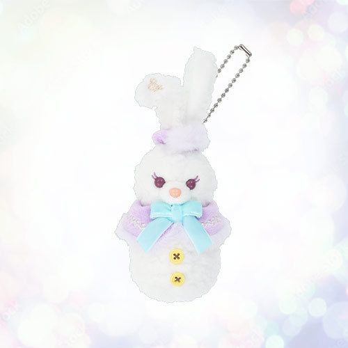 TDR - Duffy & Friends "Wintery Snowman" Collection x StellaLou Snowman Shaped Plush Keychain (Release Date: Nov 4, 2025)
