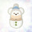 TDR - Duffy & Friends "Wintery Snowman" Collection x Duffy Snowman Shaped Snap/Clip (Release Date: Nov 4, 2025)
