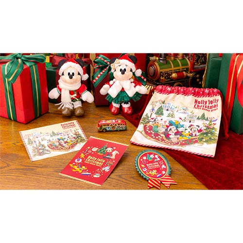 TDR - 2025 Mickey & Friends "Holly Jolly Christmas" Collection x Mickey & Friends Drawstring Bag (Release Date: Nov 10, 2025)