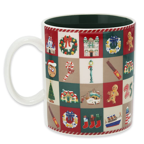 TDR - 2025 Mickey & Friends "Holly Jolly Christmas" Collection x Mickey Mouse Christmas Themed Mug  (Release Date: Nov 10, 2025)
