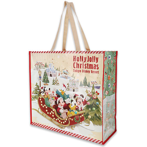 TDR - 2025 Mickey & Friends "Holly Jolly Christmas" Collection x Mickey & Friends Shopping Bag (Release Date: Nov 10, 2025)