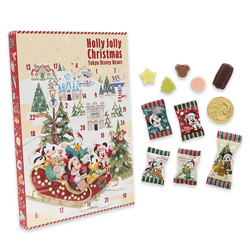 TDR - 2025 Mickey & Friends "Holly Jolly Christmas" Collection x Mickey & Friends Assorted Chocolate Advent Calendar (Release Date: Nov 10, 2025)