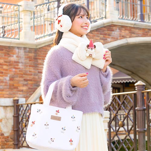 TDR - 2025 Mickey Christmas fairy "Lil Lin Lin" Merry Jolly Days Collection x Scarf for Adults (Release Date: Nov 10, 2025)