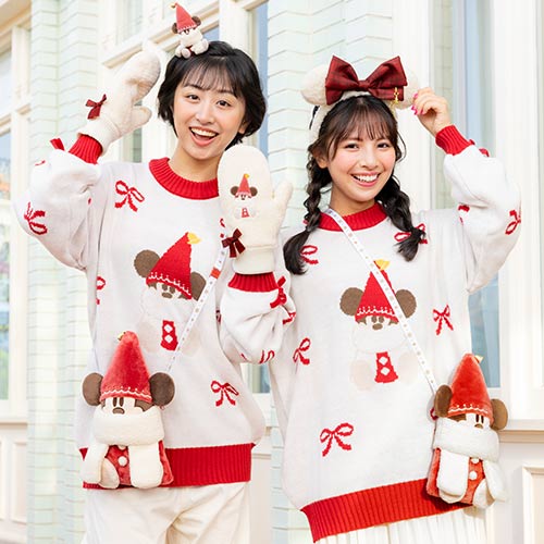 TDR - 2025 Mickey Christmas fairy "Lil Lin Lin" Merry Jolly Days Collection x Glove Sets for Adults (Release Date: Nov 10, 2025)