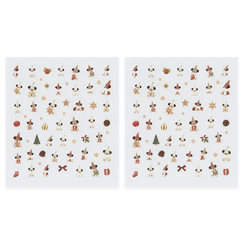 TDR - 2025 Mickey Christmas fairy "Lil Lin Lin" Merry Jolly Days Collection x Nail Stickers Set (Pre Order,  Ship Out Date July 2026)