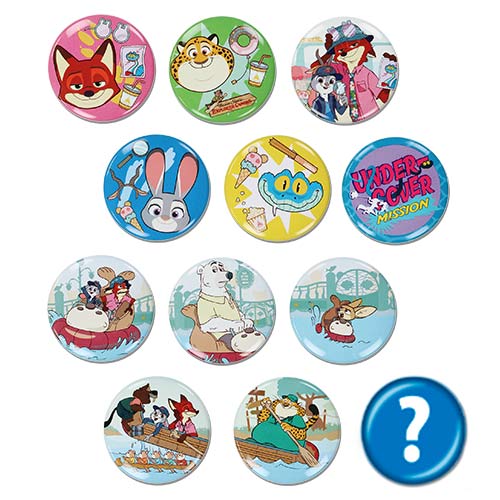 TDR - Zootopia World Undercover Mission Collection x Mystery Button Badge Bag (Release Date: Nov 26, 2025)