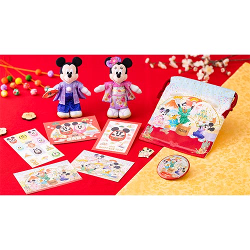 TDR - 2026 Happy New Year Mickey & Friends Collection x Mickey & Friends Button Badge (Release Date: Dec 1, 2025)