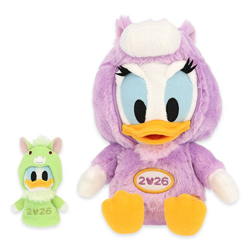 TDR - 2026 Happy New Year Mickey & Friends Collection x Daisy Duck Year of the Horse Zodiac Plush Toy with Donald Duck Finger Puppet (Release Date: Nov 17, 2025)