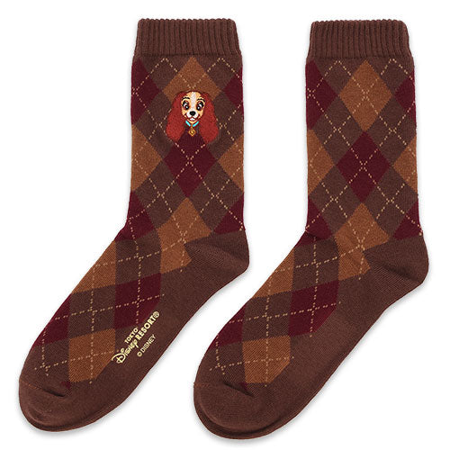 TDR - 2025 Lady & the Tramp Retro & Classic" Collection x Lady Socks Size: 25 to 27 cm (Release Date: Dec 26, 2025)