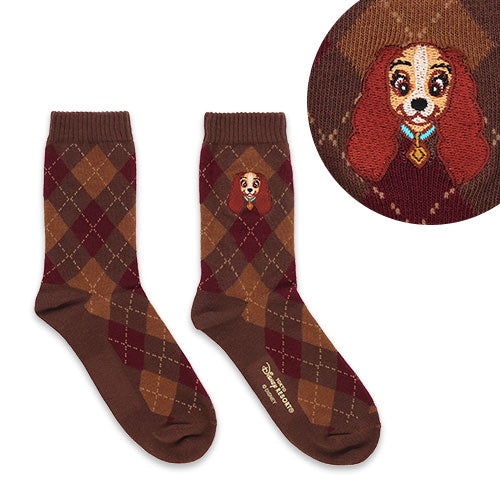 TDR - 2025 Lady & the Tramp Retro & Classic" Collection x Lady Socks Size: 25 to 27 cm (Release Date: Dec 26, 2025)