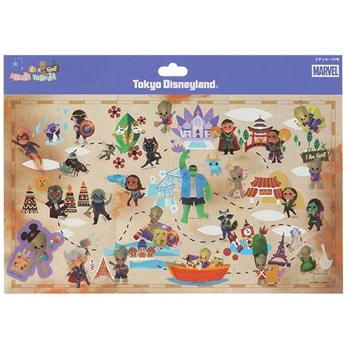 TDR - "It's a Small World with Groot x Marvel" Collection x Sticket Set (Release Date: Dec 26, 2025)