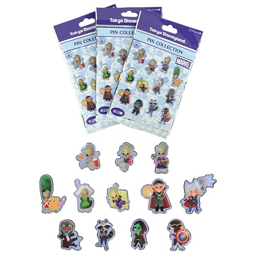 TDR - "It's a Small World with Groot x Marvel" Collection x Mystery Pin Badge Single Bag (Release Date: Dec 26, 2025)