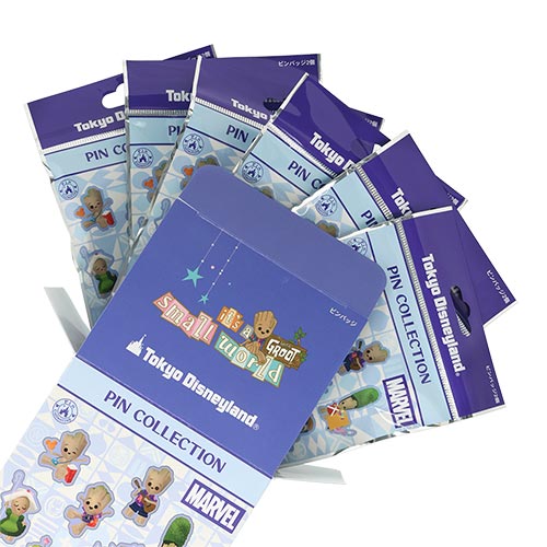 TDR - "It's a Small World with Groot x Marvel" Collection x Mystery Pin Badge Whole Set of 12 (Release Date: Dec 26, 2025)