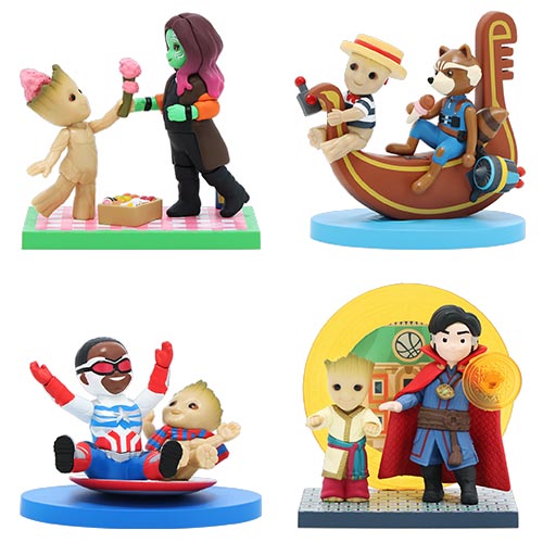 TDR - "It's a Small World with Groot x Marvel" Collection x Mystery Figure Whole Set of 4 (Release Date: Dec 26, 2025)