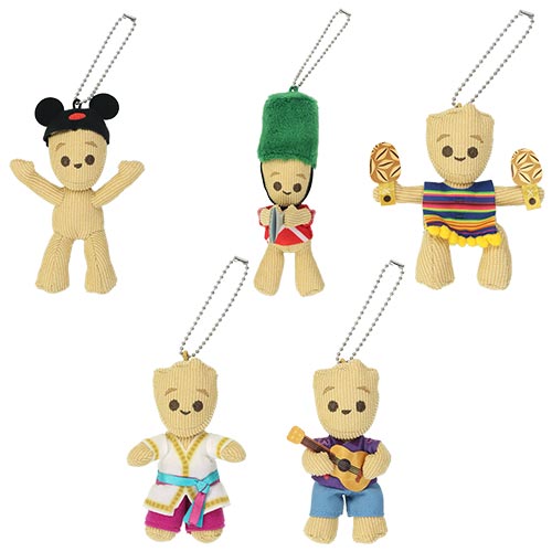 TDR - "It's a Small World with Groot x Marvel" Collection x Mystery Plush Keychain Whole Set of 5 (Release Date: Dec 26, 2025)
