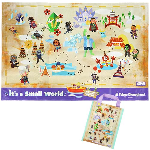 TDR - "It's a Small World with Groot x Marvel" Collection x Picnic Sheet & Bag Set of 2 (Release Date: Dec 26, 2025)