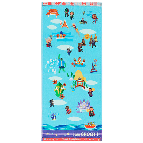 TDR - "It's a Small World with Groot x Marvel" Collection x Face Towel (Release Date: Dec 26, 2025)