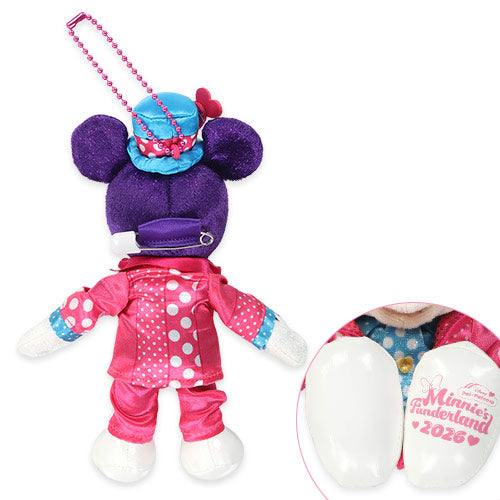 TDR - Minnie Mouse Funderland 2026 Collection x Mickey Mouse Plush Keychain (Release Date: Jan 13, 2026)