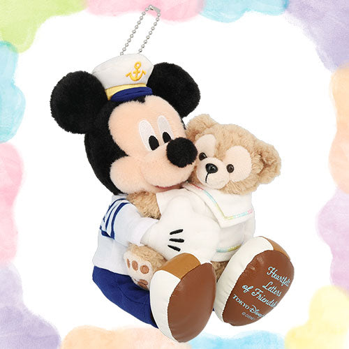 TDR - Duffy & Friends "Heartfelt Letters of Friendship" Collection x Mickey & Duffy Plush Keychain (Release Date: Jan 8, 2026)