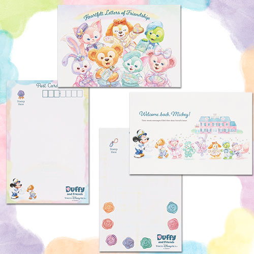 TDR - Duffy & Friends "Heartfelt Letters of Friendship" Collection x Postcard & Stickers (Release Date: Jan 8, 2026)