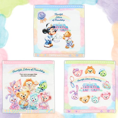 TDR - Duffy & Friends "Heartfelt Letters of Friendship" Collection x Mini Towel Set (Release Date: Jan 8, 2026)