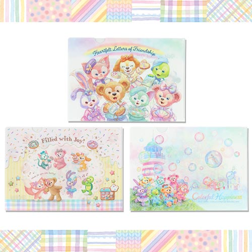 TDR - Duffy & Friends "Heartfelt Letters of Friendship" Collection x Clear Folder Set (Release Date: Jan 8, 2026)
