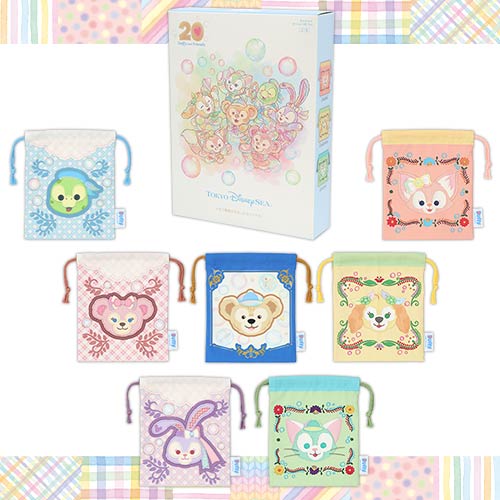 TDR - Duffy & Friends "Heartfelt Letters of Friendship" Collection x Mystery Drawstring Pouch Whole Box of 7 (Release Date: Jan 8, 2026)