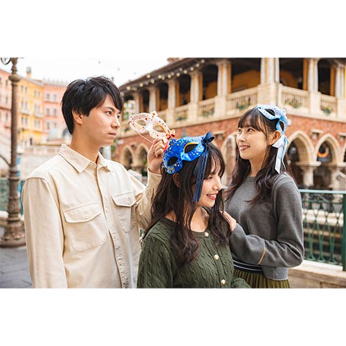 TDR - Disney Story Beyond 2025 Palazzo Canal" Collection x Carnival Mask Color: Red (Release Date: Jan 13, 2026)