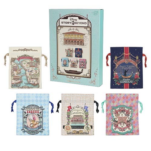 TDR - Disney Story Beyond 2025 Palazzo Canal" Collection x Mystery Drawstring Bag Whole Box Full Set of 5 (Release Date: Jan 13, 2026)