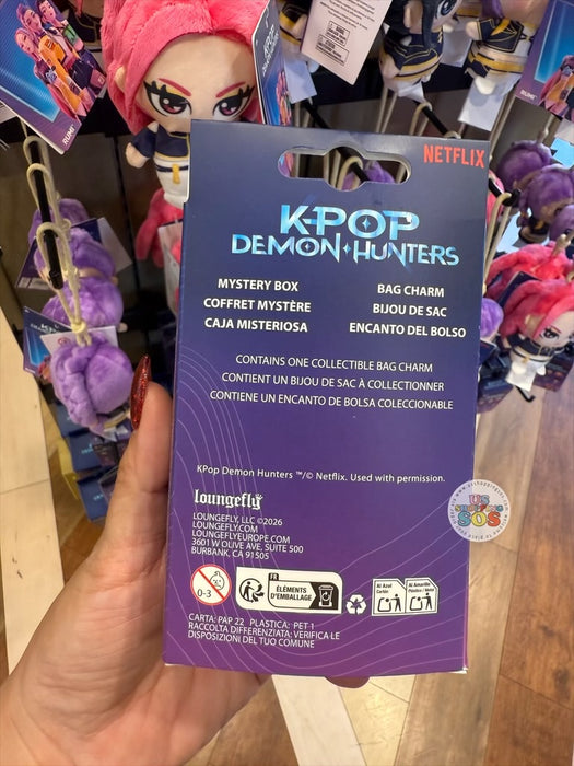 Universal Studios - KPop Demon Hunters - Loungefly Mystery Mini Backpack Keychain Box (Contain One Each Box)