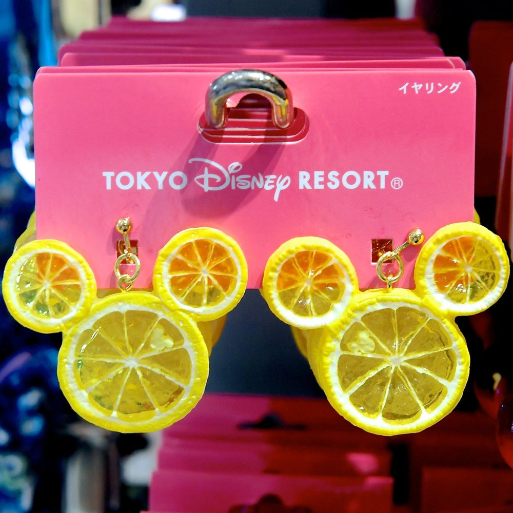 TDR - Mickey Fruit & Candy Clip On Earrings - Lemon