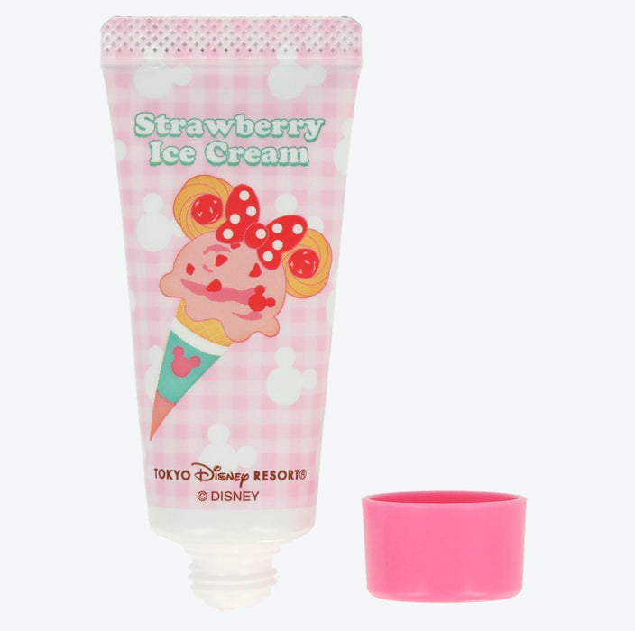 TDR - 2026 Mickey & Friends "Food Theme" x Mickey & Minnie Mouse Strawberry & Mint Choco Chip Ice Cream Sun Block Creams Set of 2 (Release Date: Apr 30, 2026)