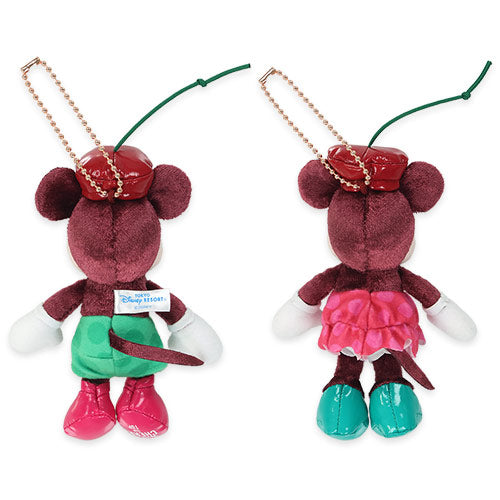 TDR - 2026 Minnie Mouse with the Cherry on Top Collection x Mickey & Minnie Mouse Plush Keychain Set of 2 (Releaase Date: Feb 5, 2026)