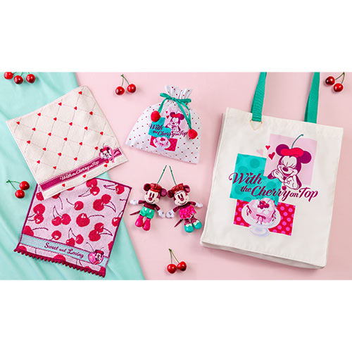 TDR - 2026 Minnie Mouse with the Cherry on Top Collection x Mickey & Minnie Mouse Plush Keychain Set of 2 (Releaase Date: Feb 5, 2026)