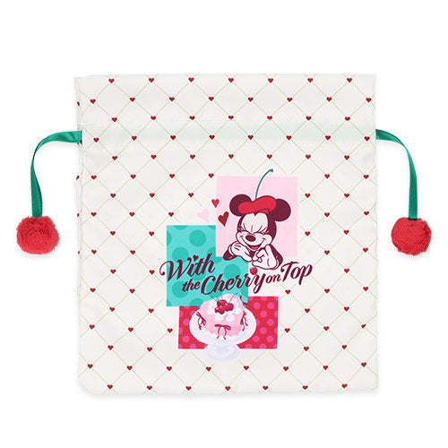TDR - 2026 Minnie Mouse with the Cherry on Top Collection x Drawstring Pouch (Releaase Date: Feb 5, 2026)