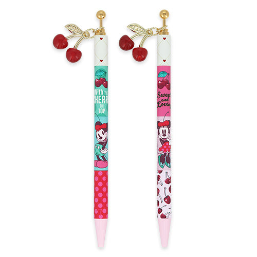 TDR - 2026 Minnie Mouse with the Cherry on Top Collection x Ballpoint Pens Set of 2 (Releaase Date: Feb 5, 2026)