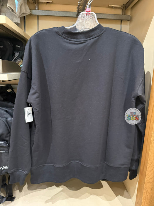 DLR/WDW - Mickey Icon Castle Park Logo Black Pullover (Adult)