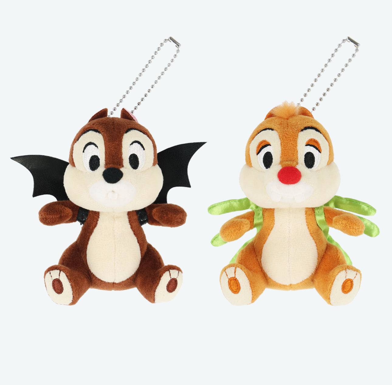 TDR - 2025 Mickey & Friends Disney Halloween "Happy Haunting!" Collection x Chip & Dale Plush Keychains Set (Release Date: Sept 16, 2025)