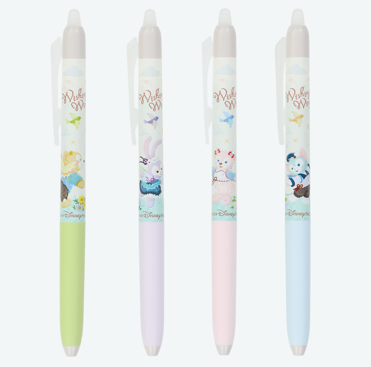 TDR - 2025 Duffy & Friends "Wishing Wings" Collection x PILOT Frixion Erasable Pens Retractable Gel Ink Ballpoint Pens Set (Release Date: Aug 28, 2025)