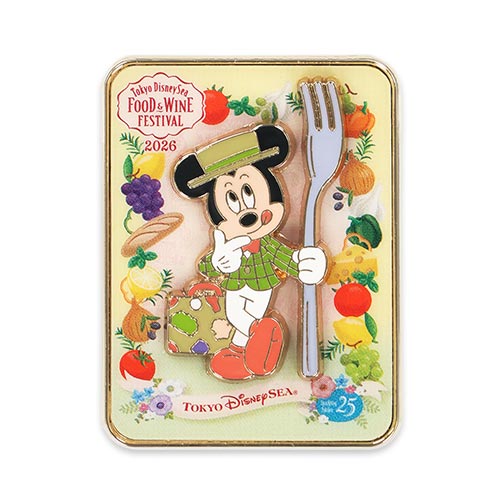 TDR - 2026 Food and Wine Festival Collection x Mickey Mouse Pin Badge (Release Date: Apr 8, 2026)
