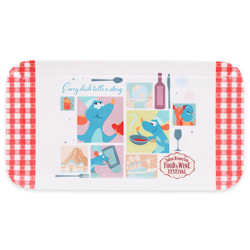 TDR - 2026 Food and Wine Festival Collection x "Ratatouille" Remy Tray (Release Date: Apr 8, 2026)