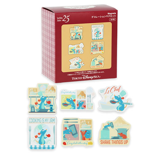 TDR - 2026 Food and Wine Festival Collection x "Ratatouille" Remy Mystery Decorative Magnet Whole Box Set of 6 (Release Date: Apr 8, 2026)