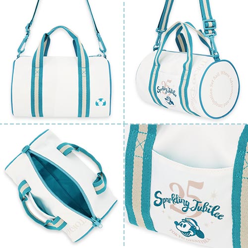 TDR - Tokyo DisneySea 25th Anniversary "Sparkling Jubilee" x Stylish Cylindrical Shoulder Bag (Release Date: Apr 8, 2026)