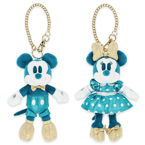 TDR - Tokyo DisneySea 25th Anniversary "Sparkling Jubilee" x Stylish Mickey & Minnie Plush Keychain Set (Release Date: Apr 8, 2026)