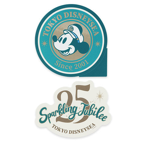 TDR - Tokyo DisneySea 25th Anniversary "Sparkling Jubilee" x Stylish Sticker Set (Release Date: Apr 8, 2026)
