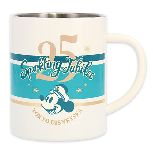 TDR - Tokyo DisneySea 25th Anniversary "Sparkling Jubilee" x Stylish Stainless Steel Mug (Release Date: Apr 8, 2026)