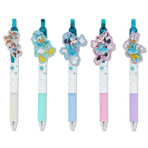 TDR - Tokyo DisneySea 25th Anniversary "Sparkling Jubilee" x Mickey & Friends Energel Ballpoint Pen Set of 5 (Release Date: Apr 8, 2026)