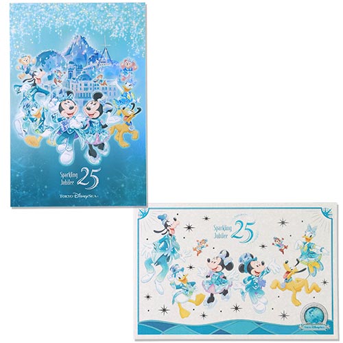 TDR - Tokyo DisneySea 25th Anniversary "Sparkling Jubilee" x Mickey & Friends Postcard Set of 2 (Release Date: Apr 8, 2026)