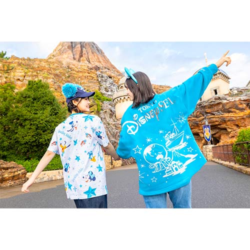 TDR - Tokyo DisneySea 25th Anniversary "Sparkling Jubilee" x Jubilee Blue Pullover (Adult - Unisex One Size) (Release Date: Apr 8, 2026)